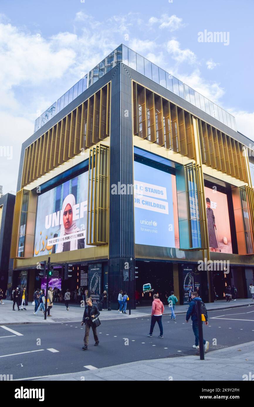 London, England, UK. 30th Oct, 2022. Exterior view of London