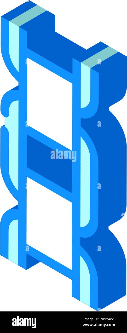 box chain isometric icon vector illustration Stock Vector Image & Art ...