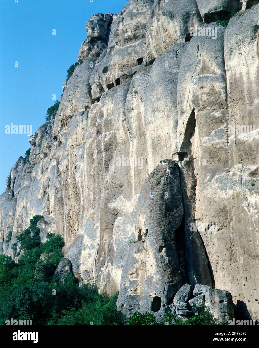 Madara Rider or Madara Horseman, a medieval bas-relief carved on a ...