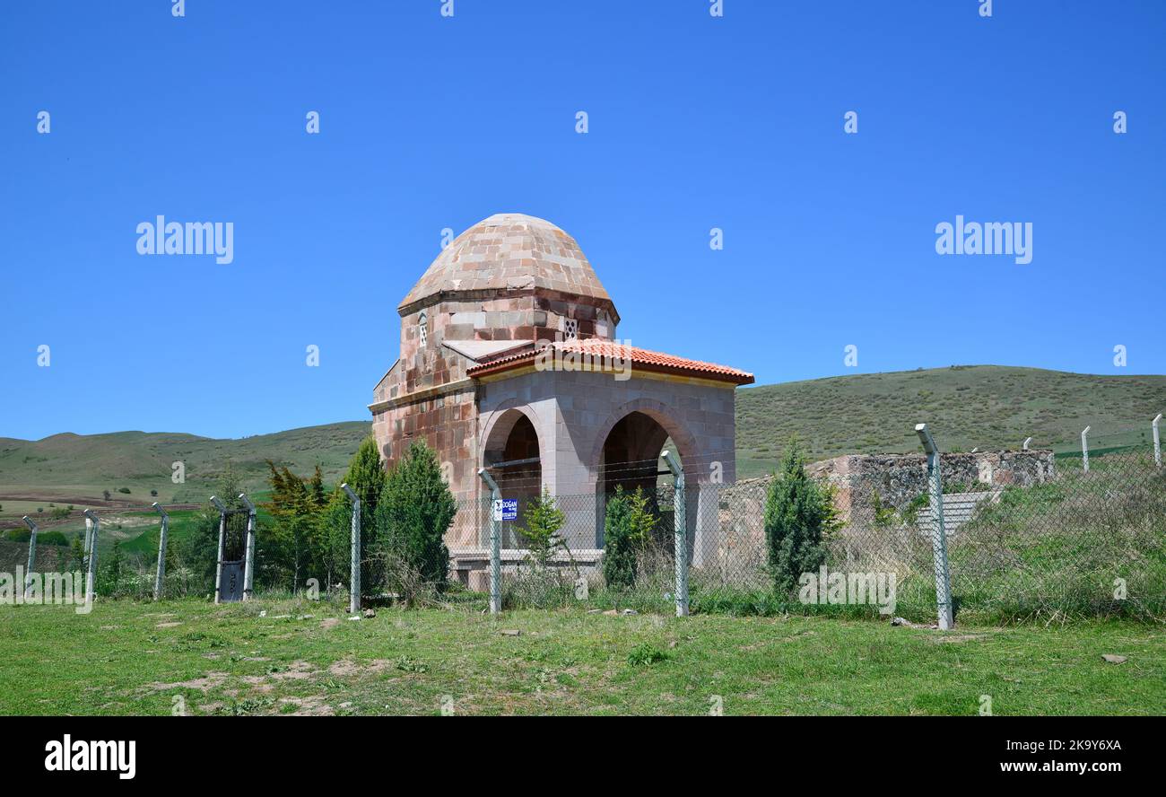 Haci Tugrul Baba Tomb, located in the countryside of the Turkish city