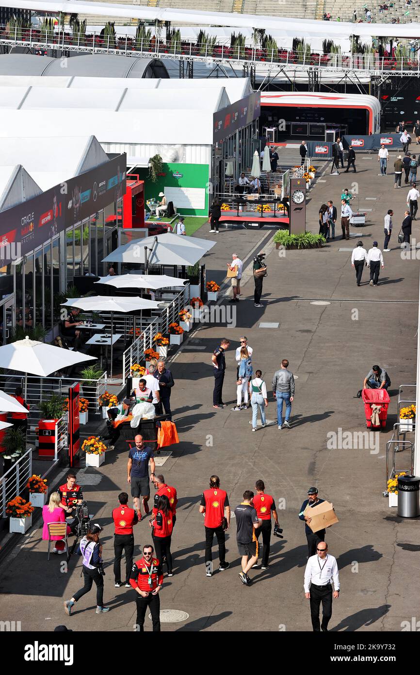 Mx Paddock View Paddock atmosphere. Mexican Grand Prix, Sunday 30th October 2022 ...
