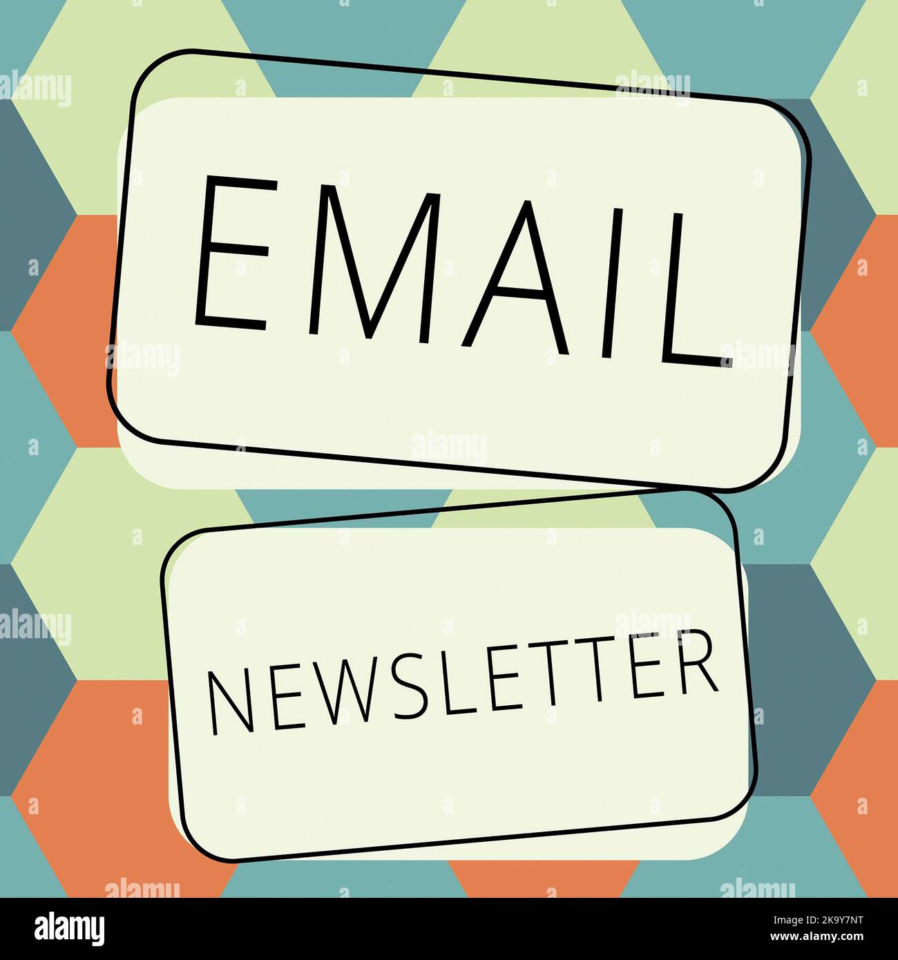 Hand writing sign Email Newsletter Business approach giving employees