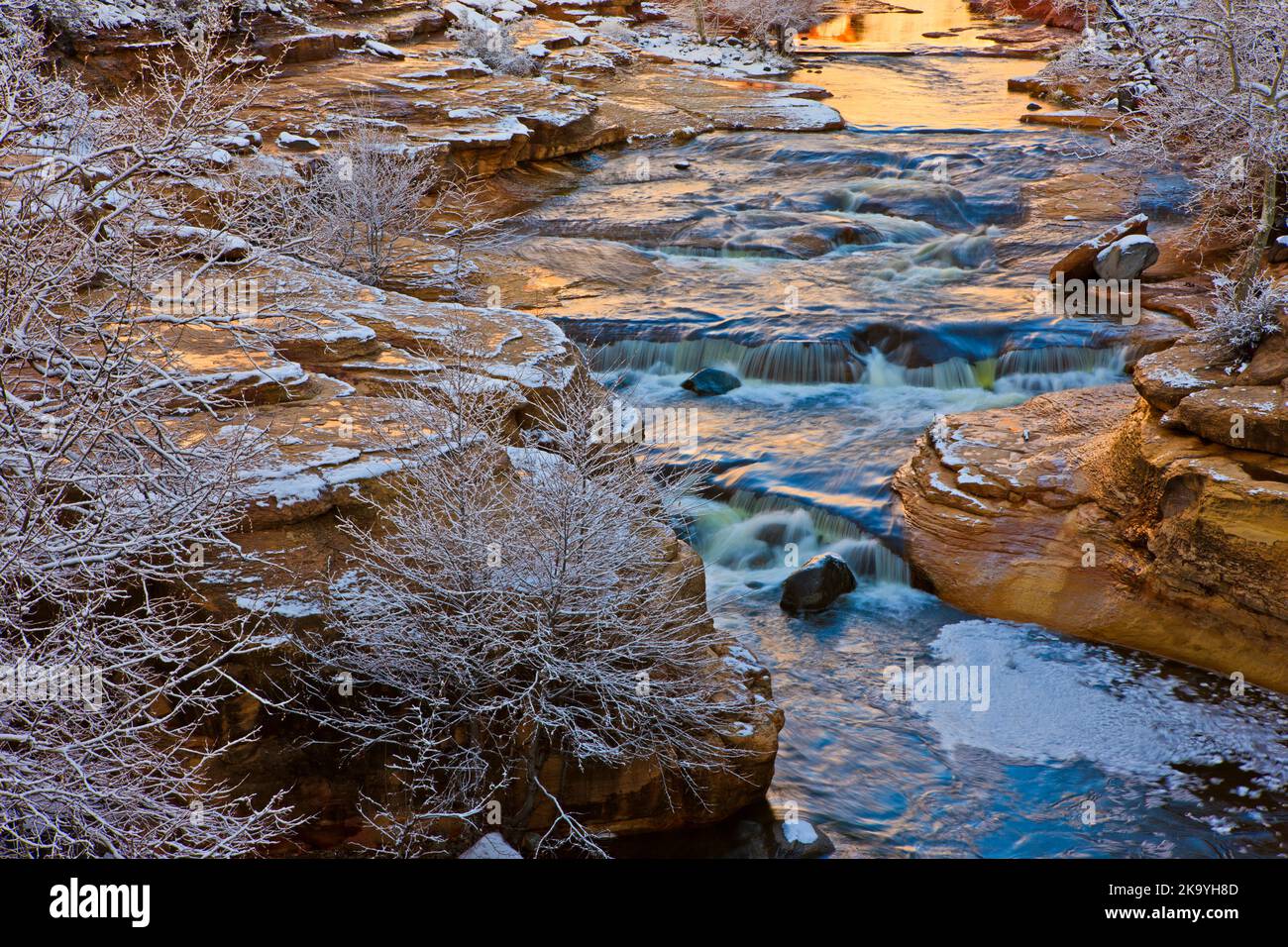 Slide Rock State Park, , Sedona, Arizona, USA, Oak Creek Canyon Stock Photo