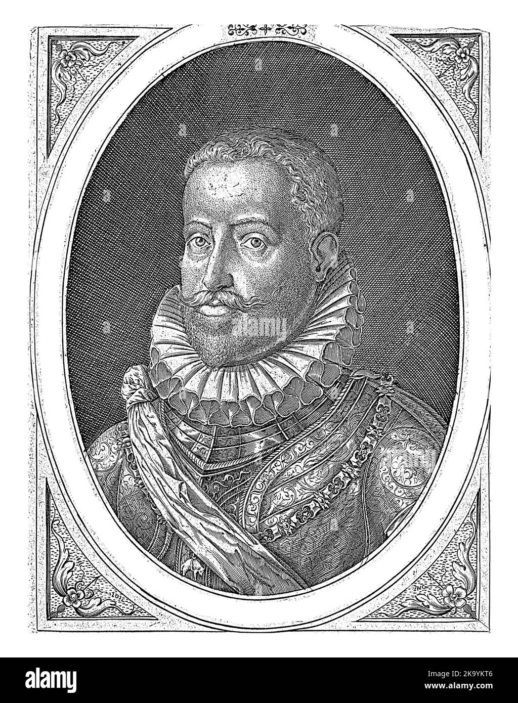 Portrait of Ernst, Archduke of Austria. Around his neck a chain with