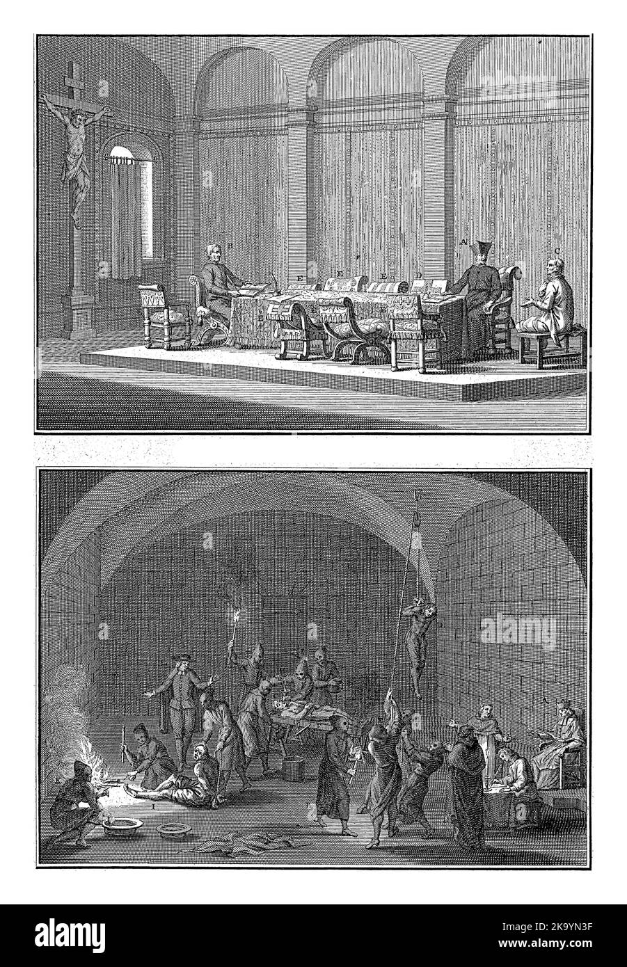 Hall of the Inquisition / Tortures of the Inquisition, Bernard Picart