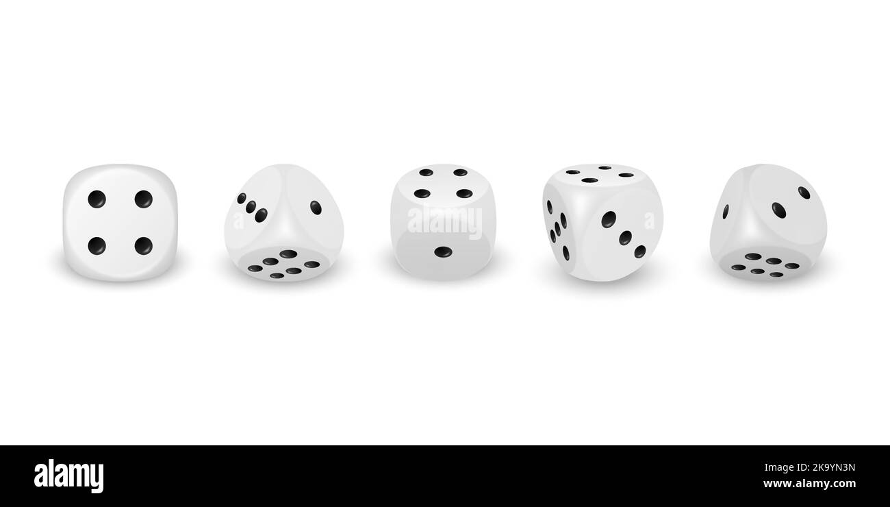 Six dice Cut Out Stock Images & Pictures Alamy