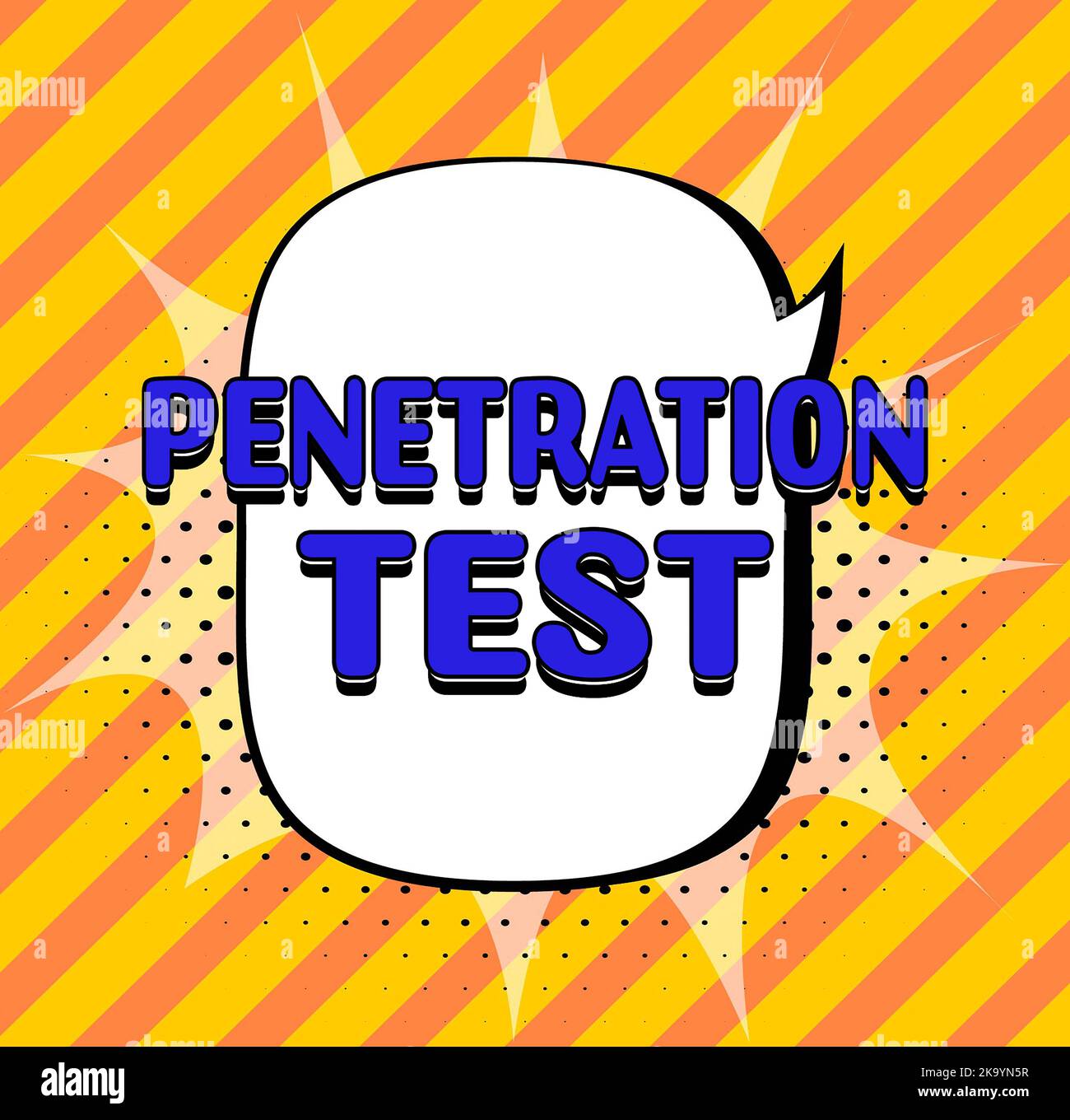 Sign displaying Penetration Test. Word Written on money that a person ...