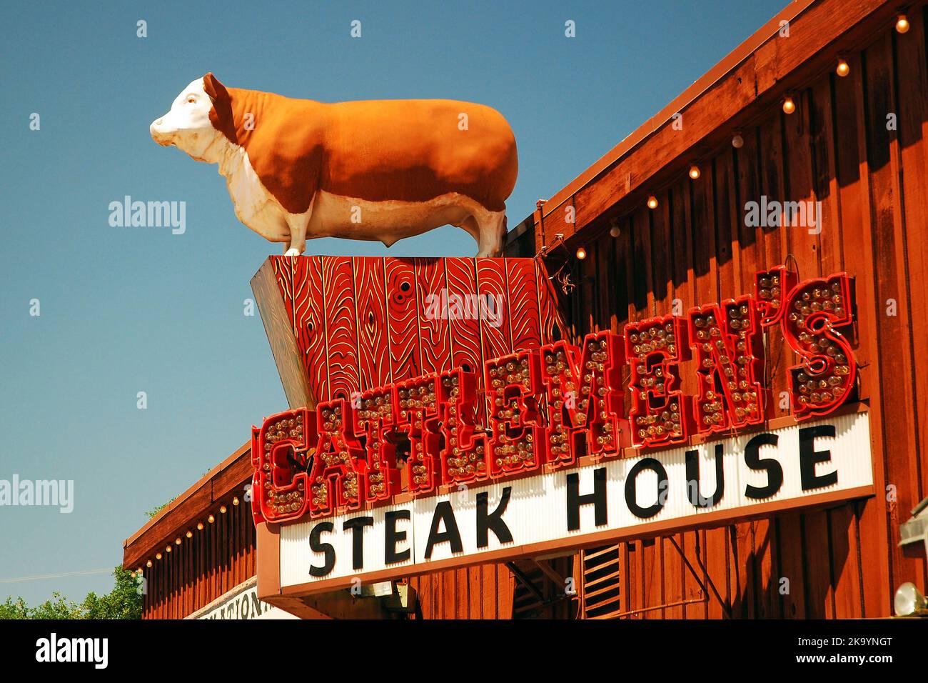Cattleman Steakhouse, Fort Worth, Texas Stock Photo