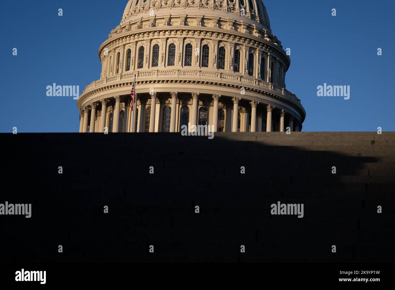 Washington, USA. 30th Oct, 2022. A general view of the U.S. Capitol Building, in Washington, DC, on Sunday, October 30, 2022. (Graeme Sloan/Sipa USA) Credit: Sipa USA/Alamy Live News Stock Photo