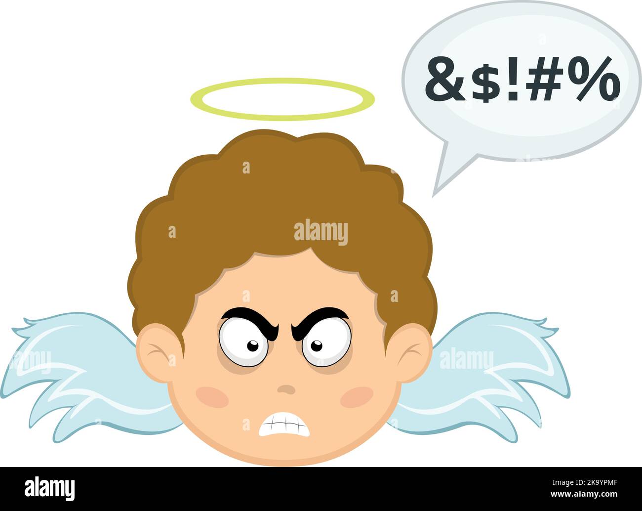 Insulted kid Stock Vector Images - Alamy