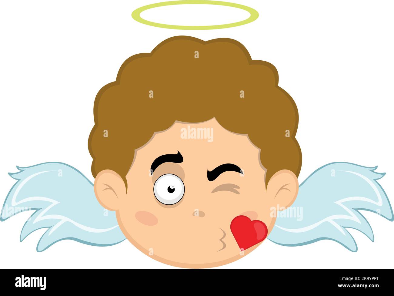 Angel shaped wings Stock Vector Images - Alamy