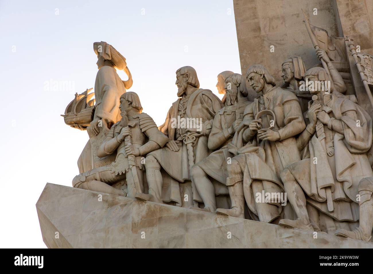 The Padrão dos Descobrimentos (Monument to the Discoveries) Belem, Lisbon, Portugal Stock Photo