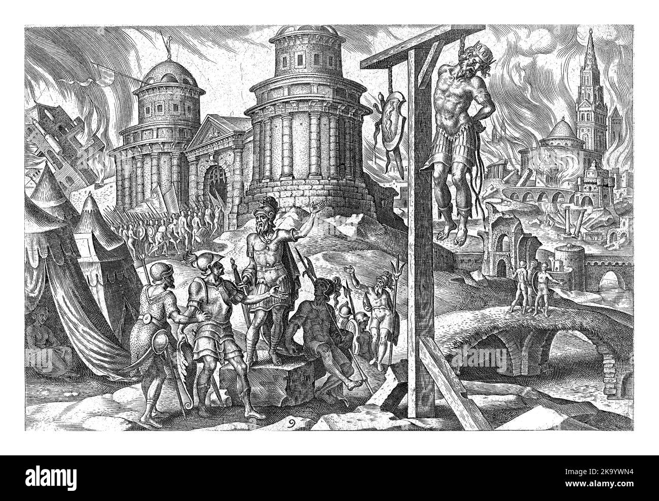 Men hanged on the gallows Black and White Stock Photos & Images Alamy