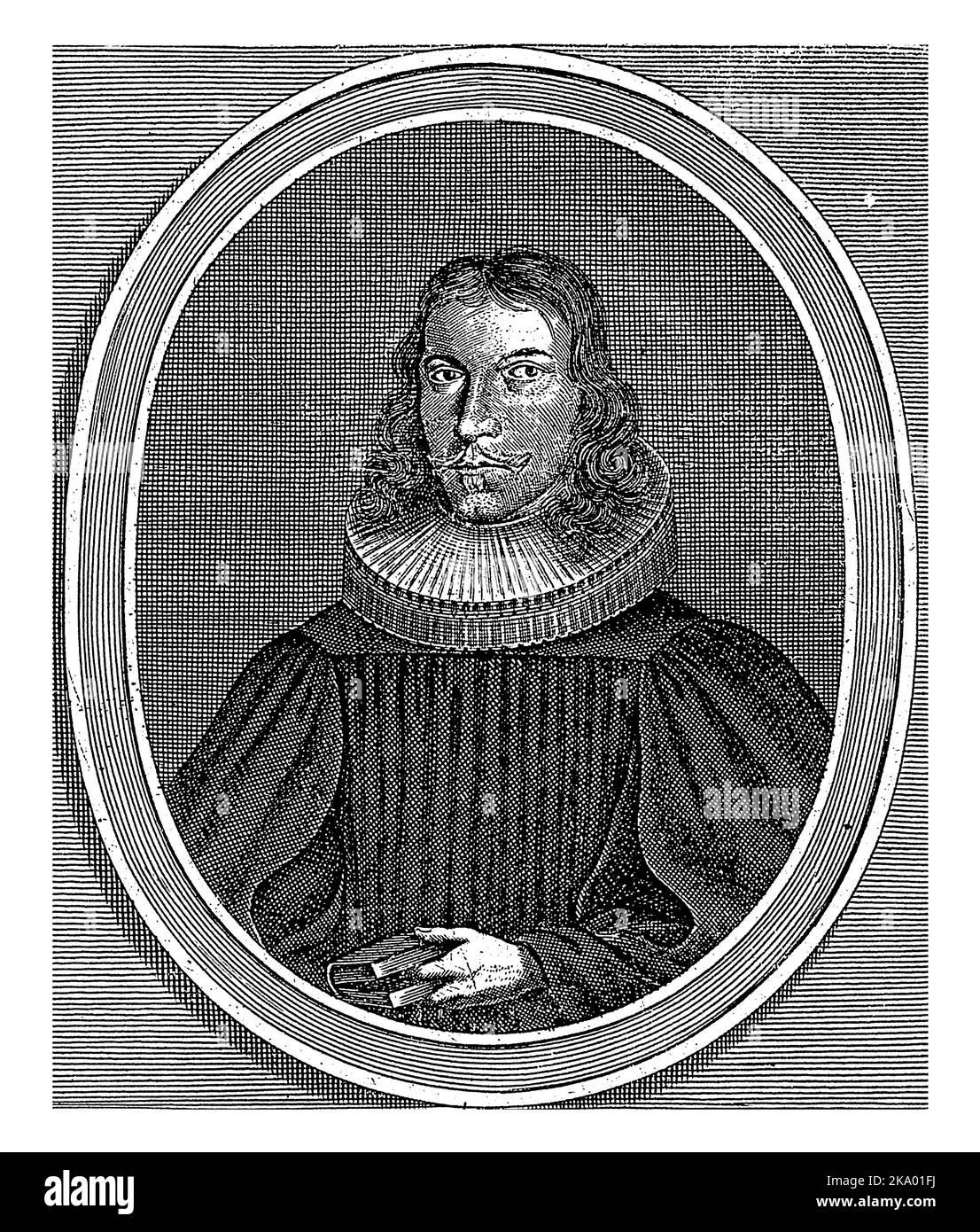 Portrait of Daniel Zimmermann, Matthias van Sommer, 1666 Stock Photo