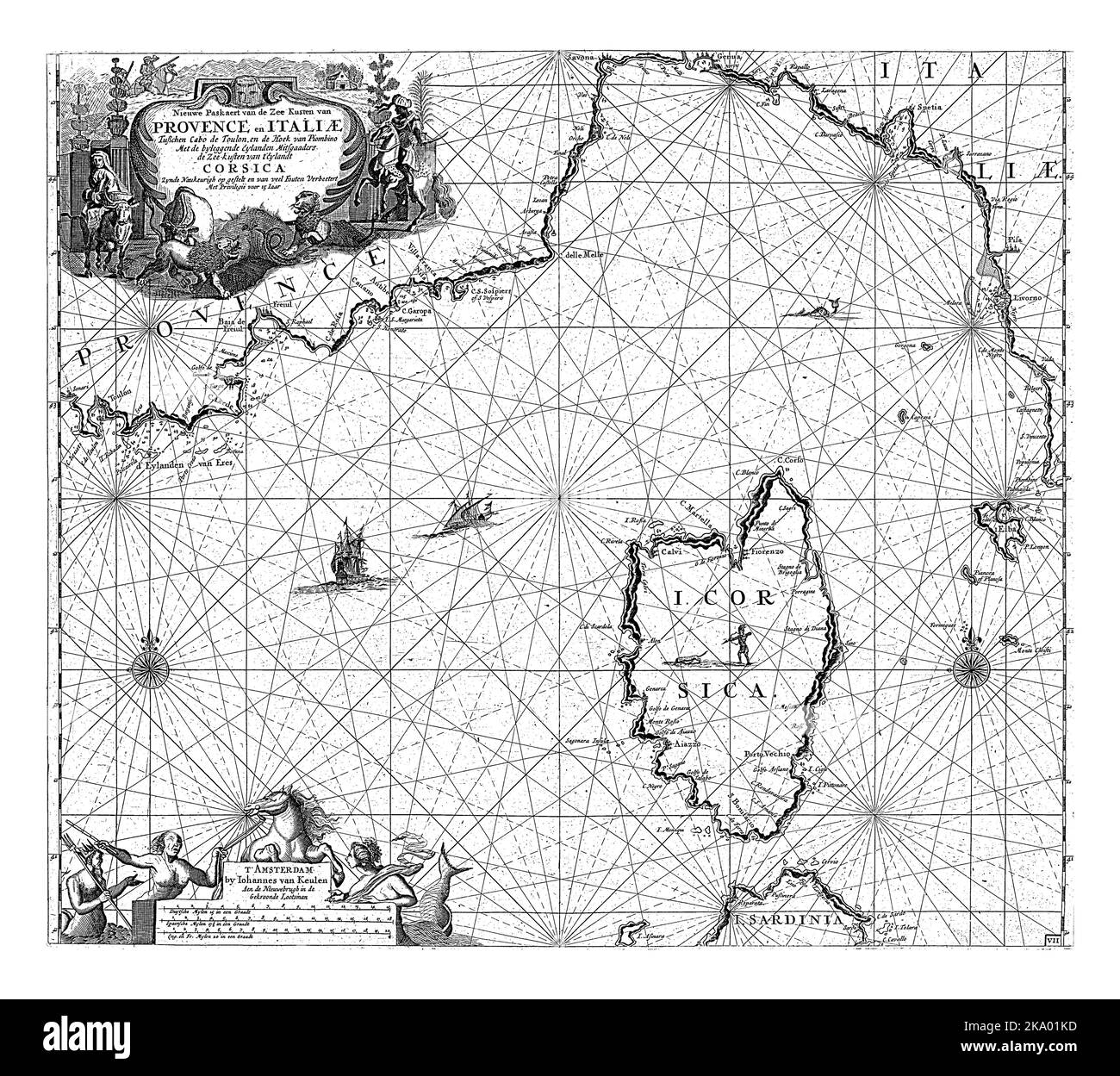 Map showing coast italy Black and White Stock Photos & Images Alamy