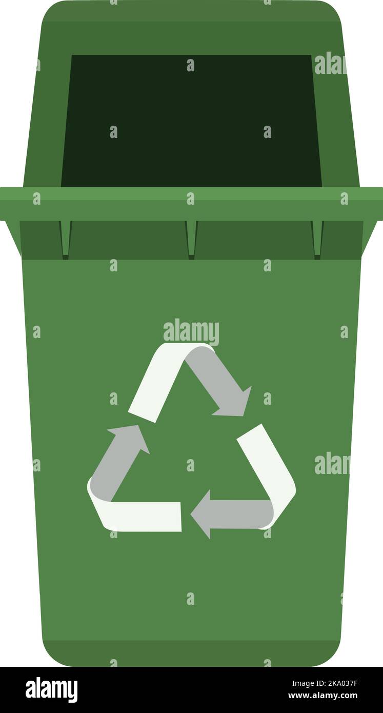 green waste bin ecology Stock Vector Image & Art Alamy