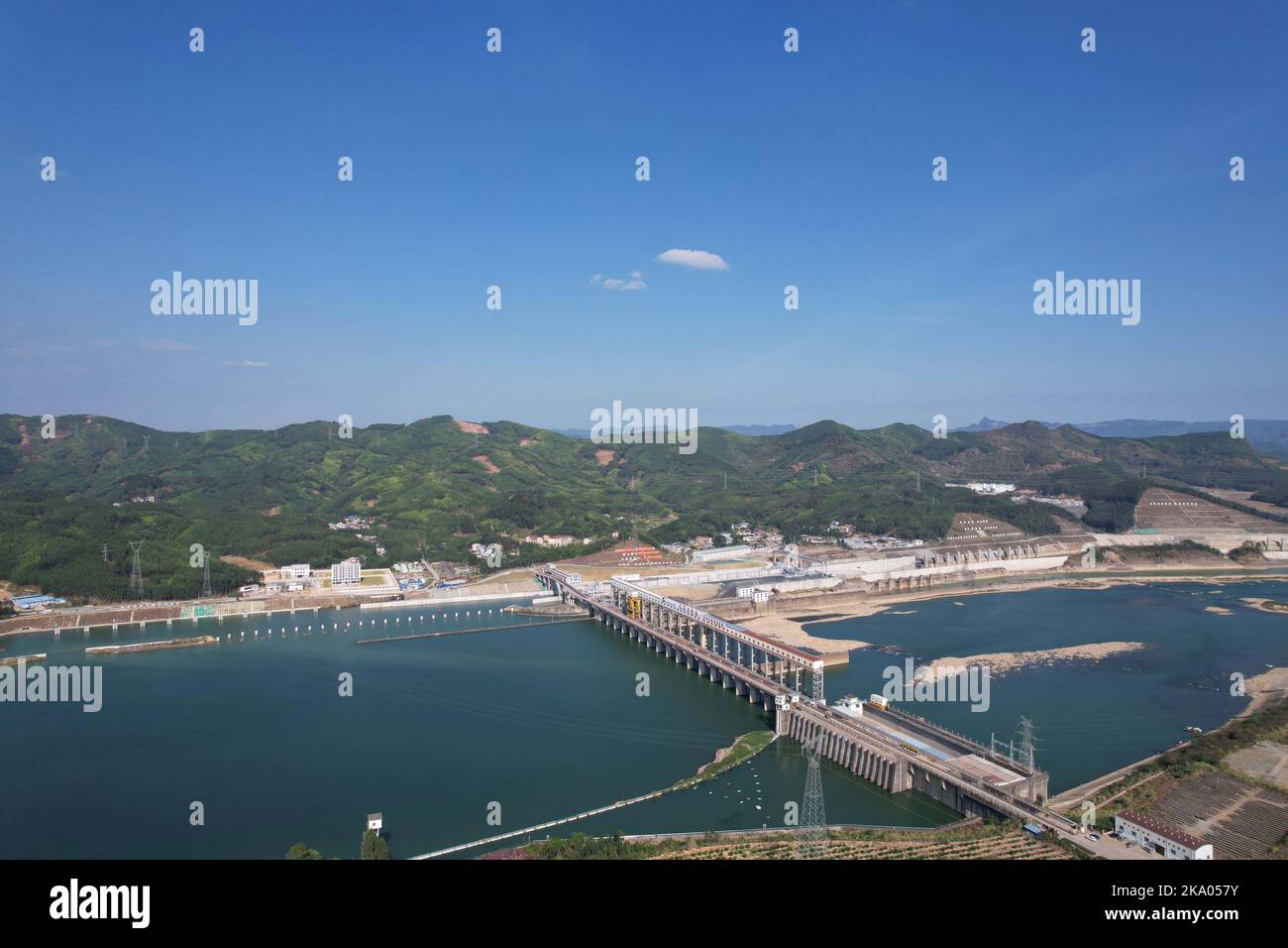 LIUZHOU, CHINA - OCTOBER 30, 2022 - Aerial photo shows the general view ...