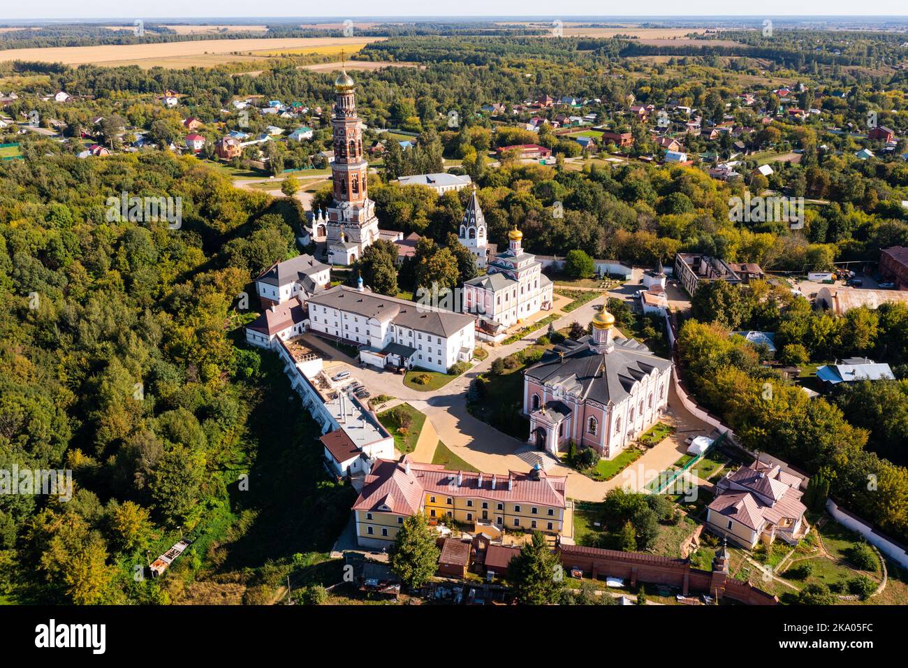 Townscape of Poshchupovo, Ryazan Oblast, Russia Stock Photo