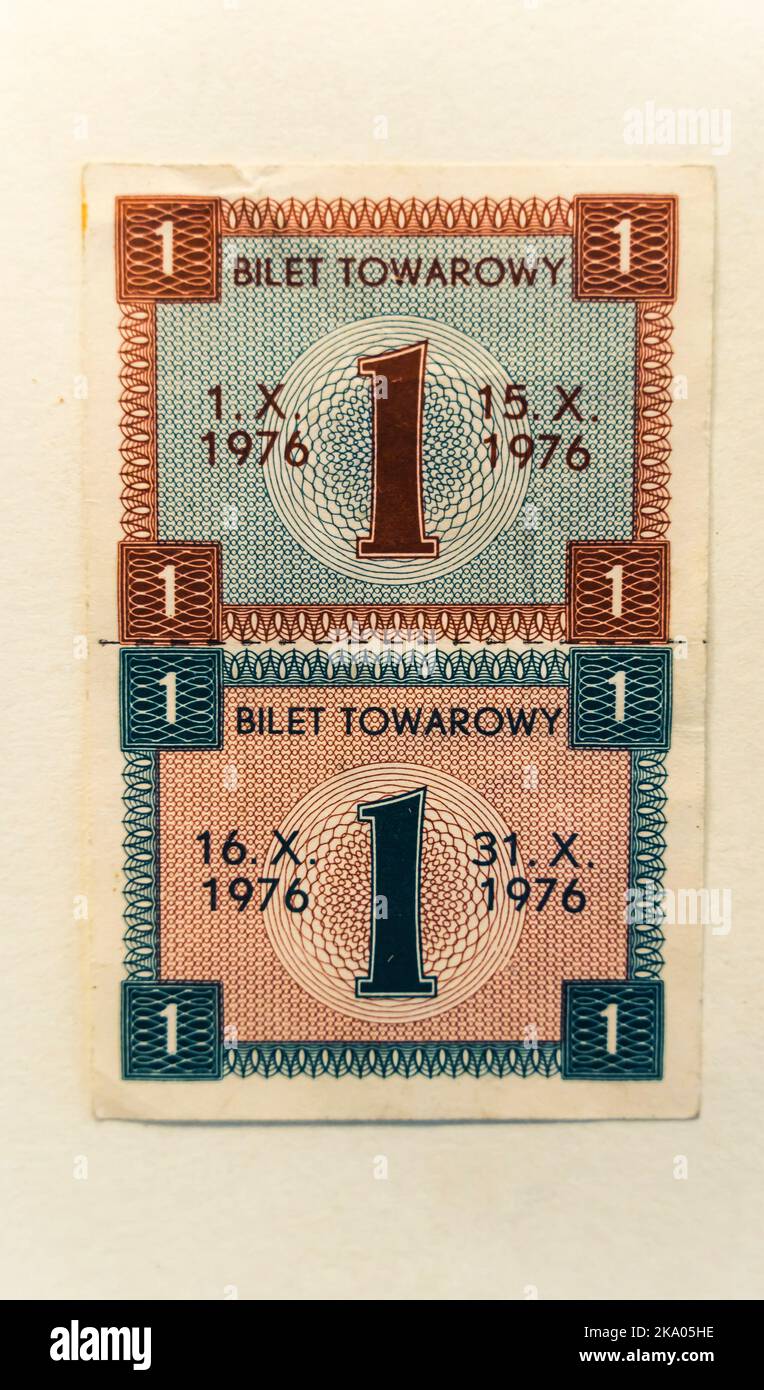 10.20.2022 Warsaw, Poland. Museum of Life under Communism. Vertical ...