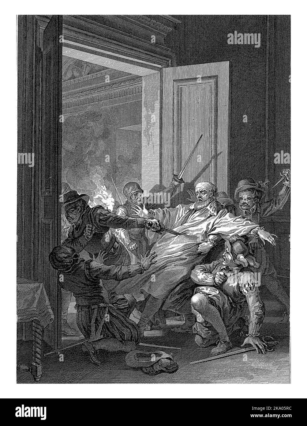 Murder of huguenot gaspard de coligny Cut Out Stock Images & Pictures