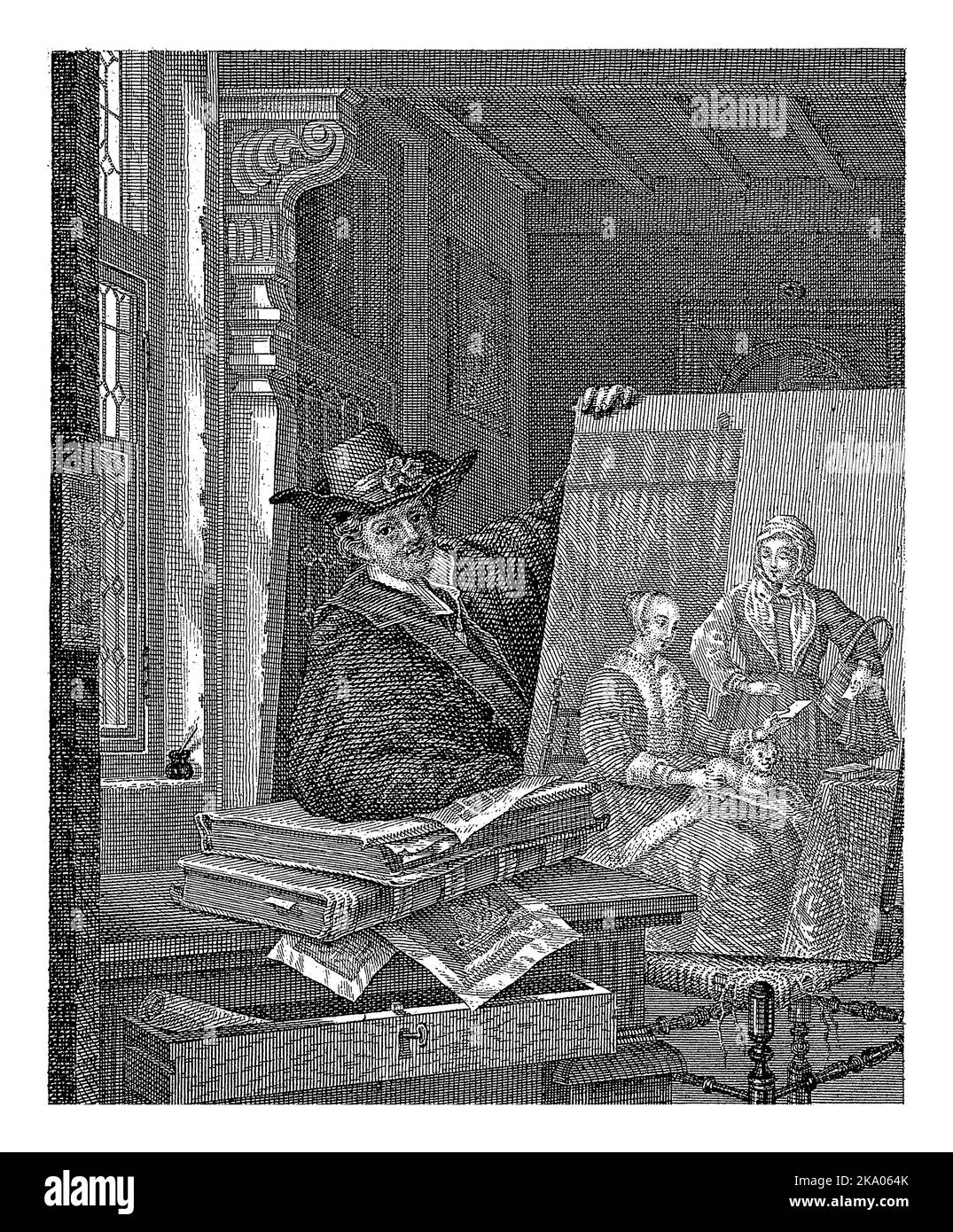 painter-gabriel-metsu-cut-out-stock-images-pictures-alamy