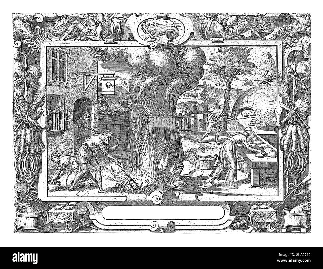 Preparing pies Cut Out Stock Images &amp; Pictures - Alamy