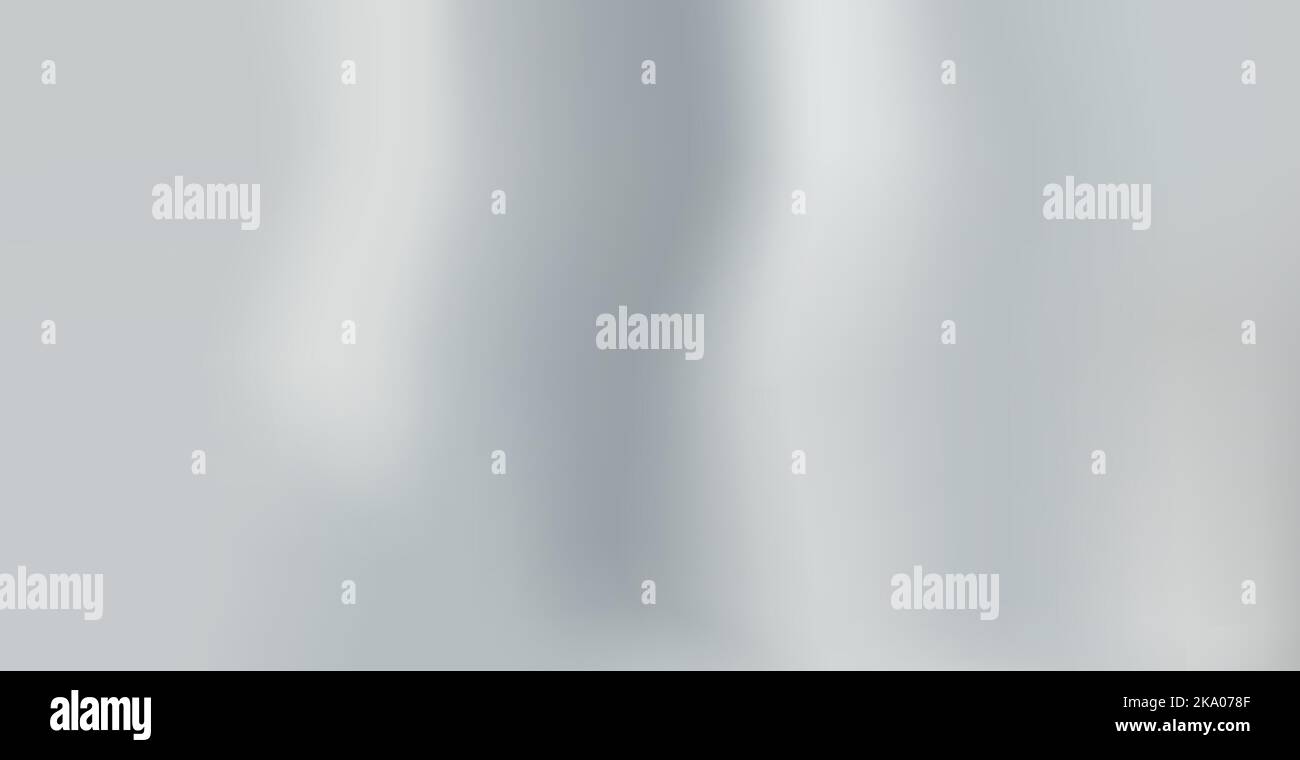 Silver texture, steel panoramic background template - Vector illustration Stock Vector