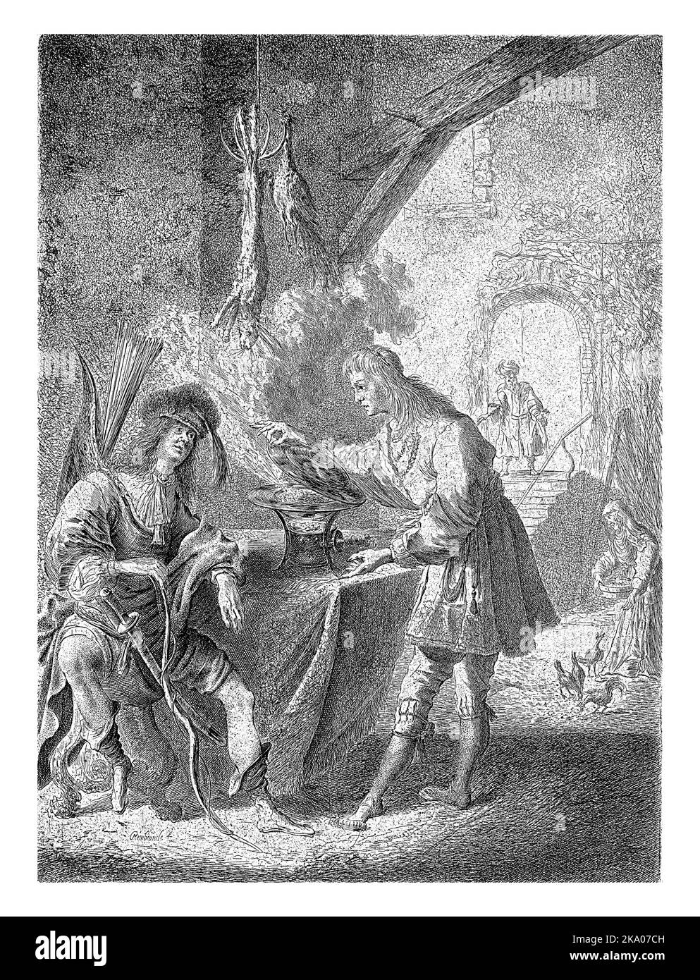 Birth of esau and jacob Cut Out Stock Images & Pictures Alamy