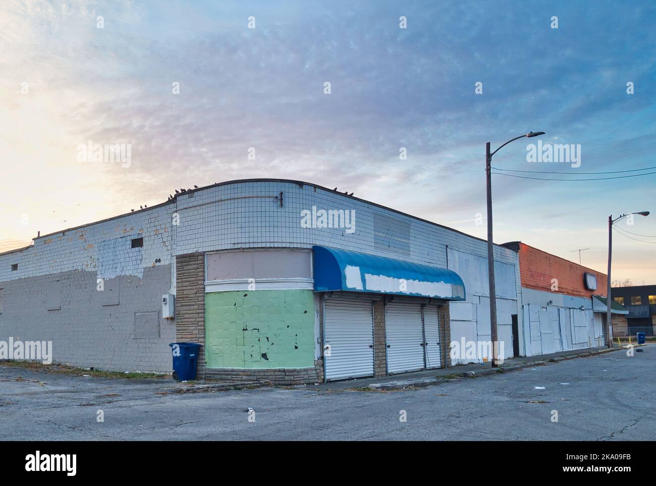 Abandoned grocery store on Parsons Ave Columbus Ohio 2022 Stock Photo
