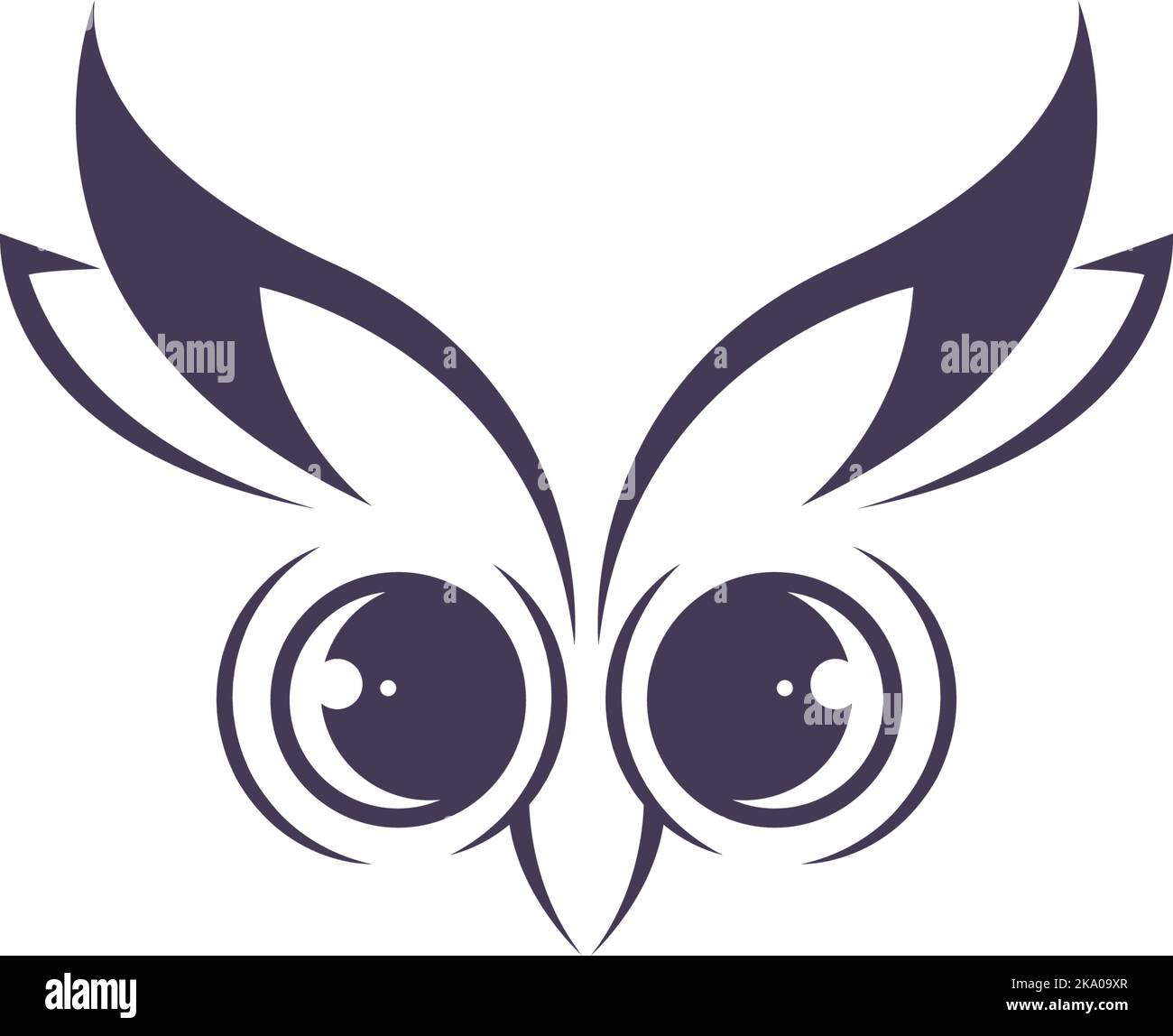 Owl logo icon design illustration vector Stock Vector Image & Art - Alamy