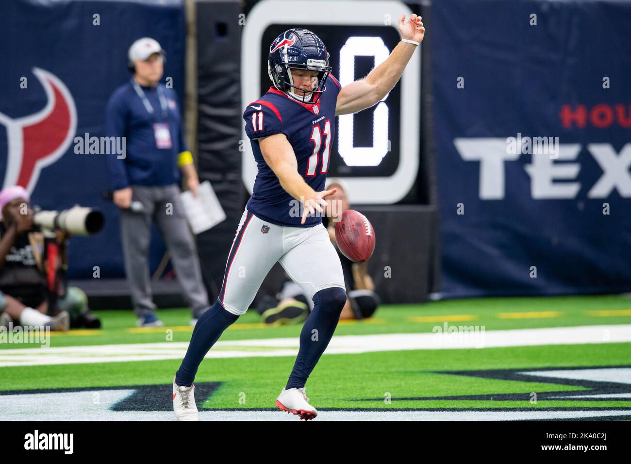 October 30 2022 Houston Texans punter Cameron Johnston 11