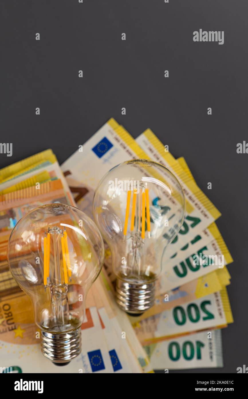 Paying electricity bills.Electricity costs.Payment of electricity bills