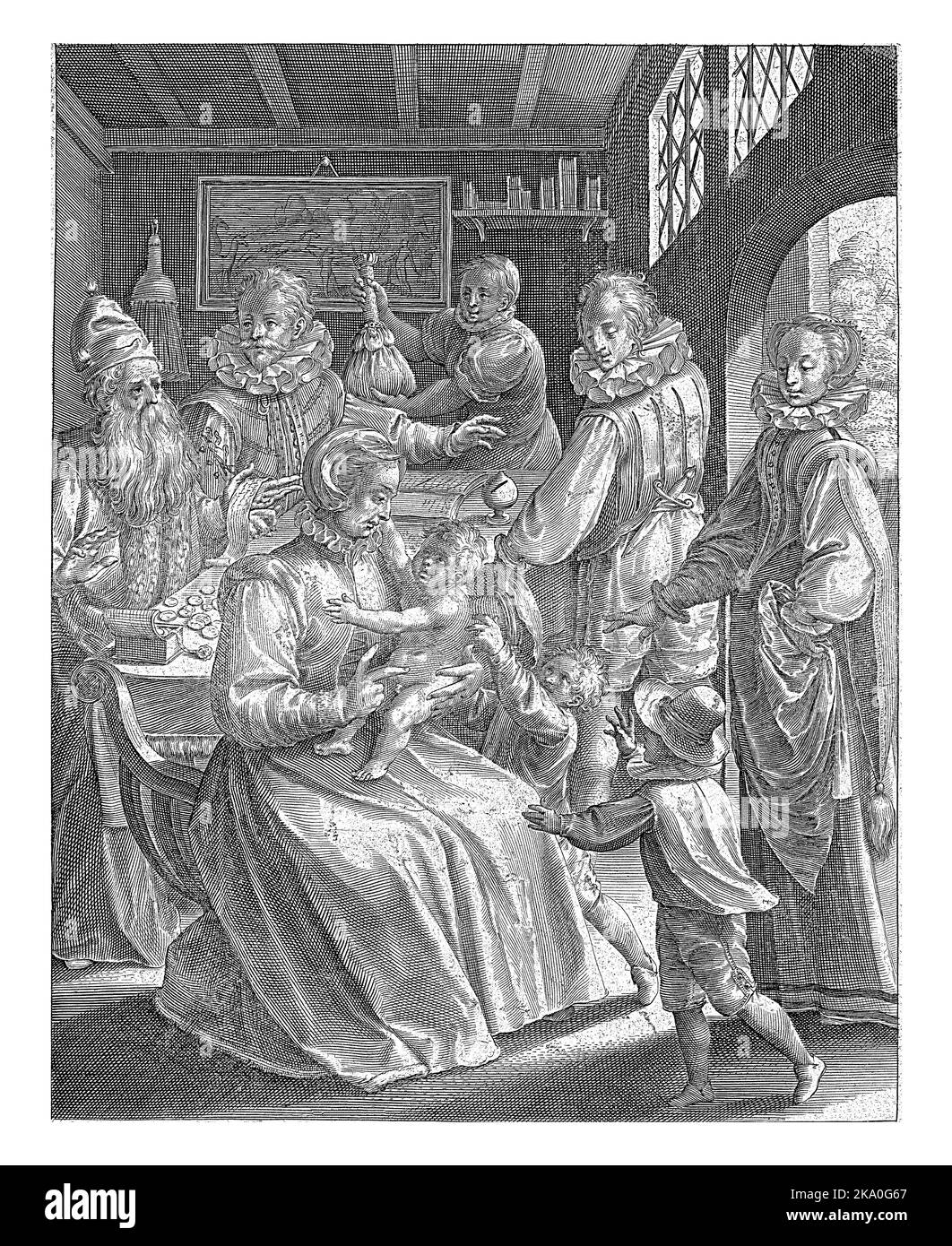 The youngest son receives his share of the inheritance from his father ...