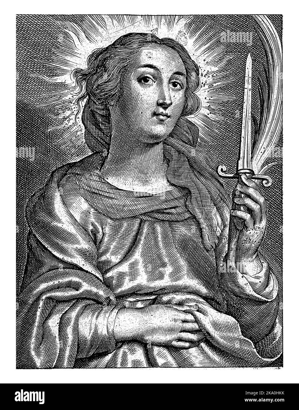  Saint Lucia with Dagger Stock Photo - Alamy