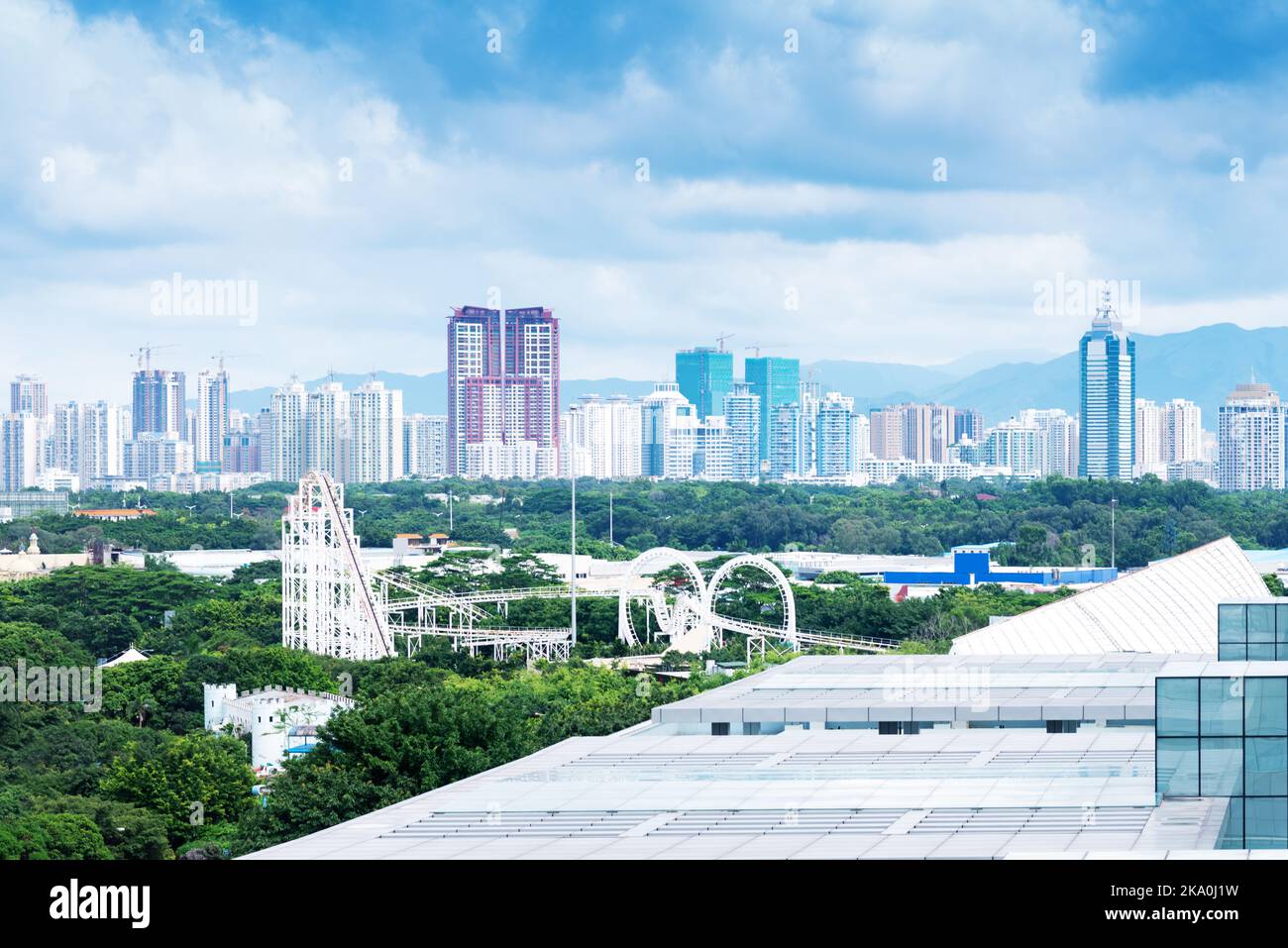Aerial view of chinese city,shenzhen Stock Photo - Alamy