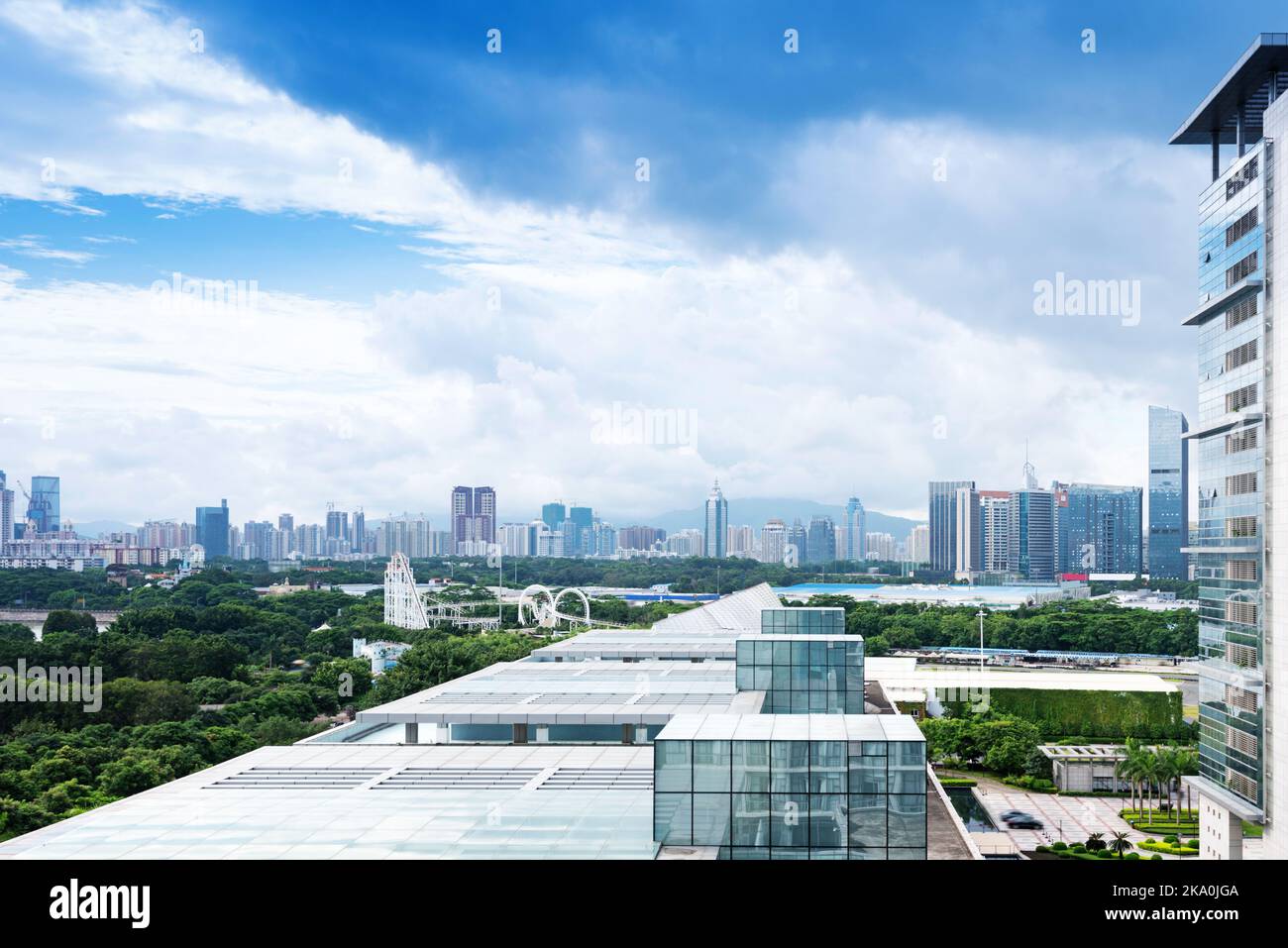 Aerial view of chinese city,shenzhen Stock Photo - Alamy
