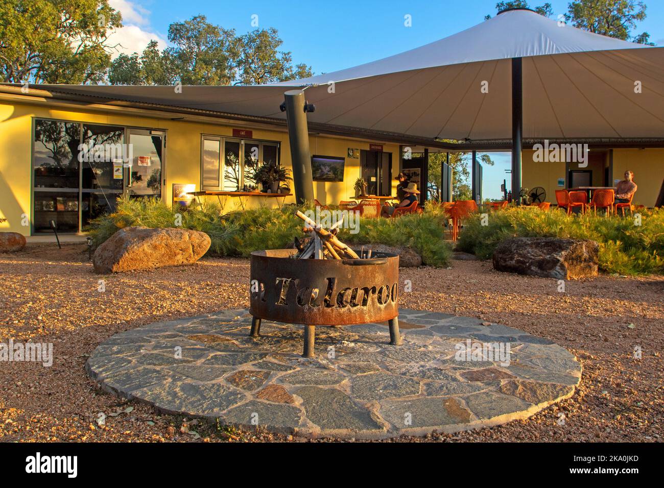 Visitor centre at Talaroo Hot Springs Stock Photo Alamy