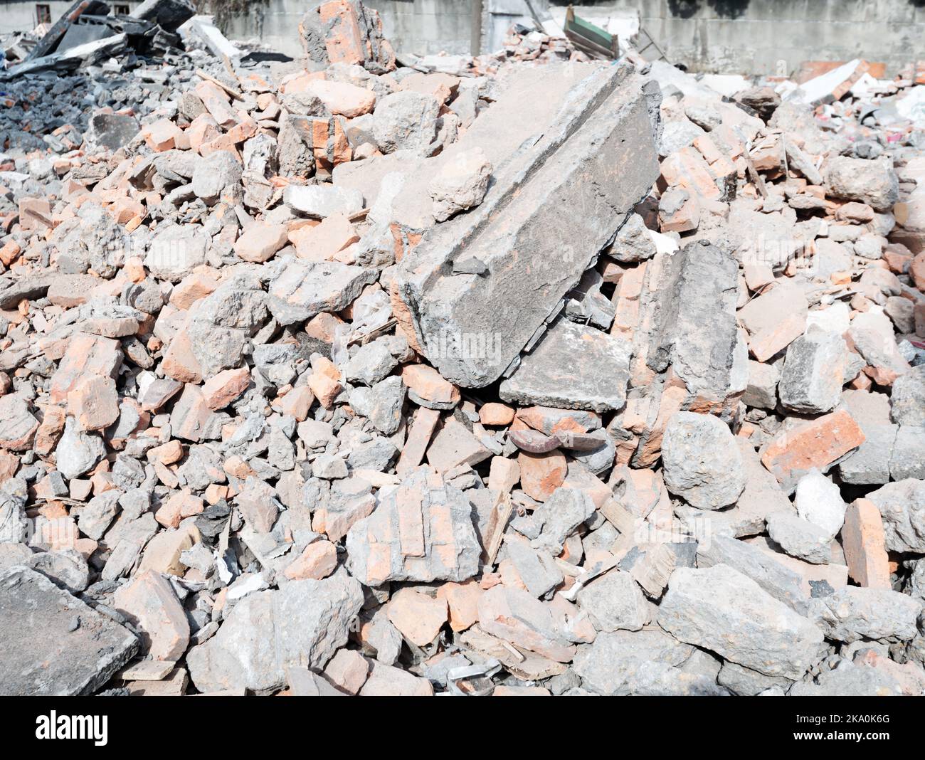 Pile of Discarded Bricks from Construction Site Stock Photo - Alamy