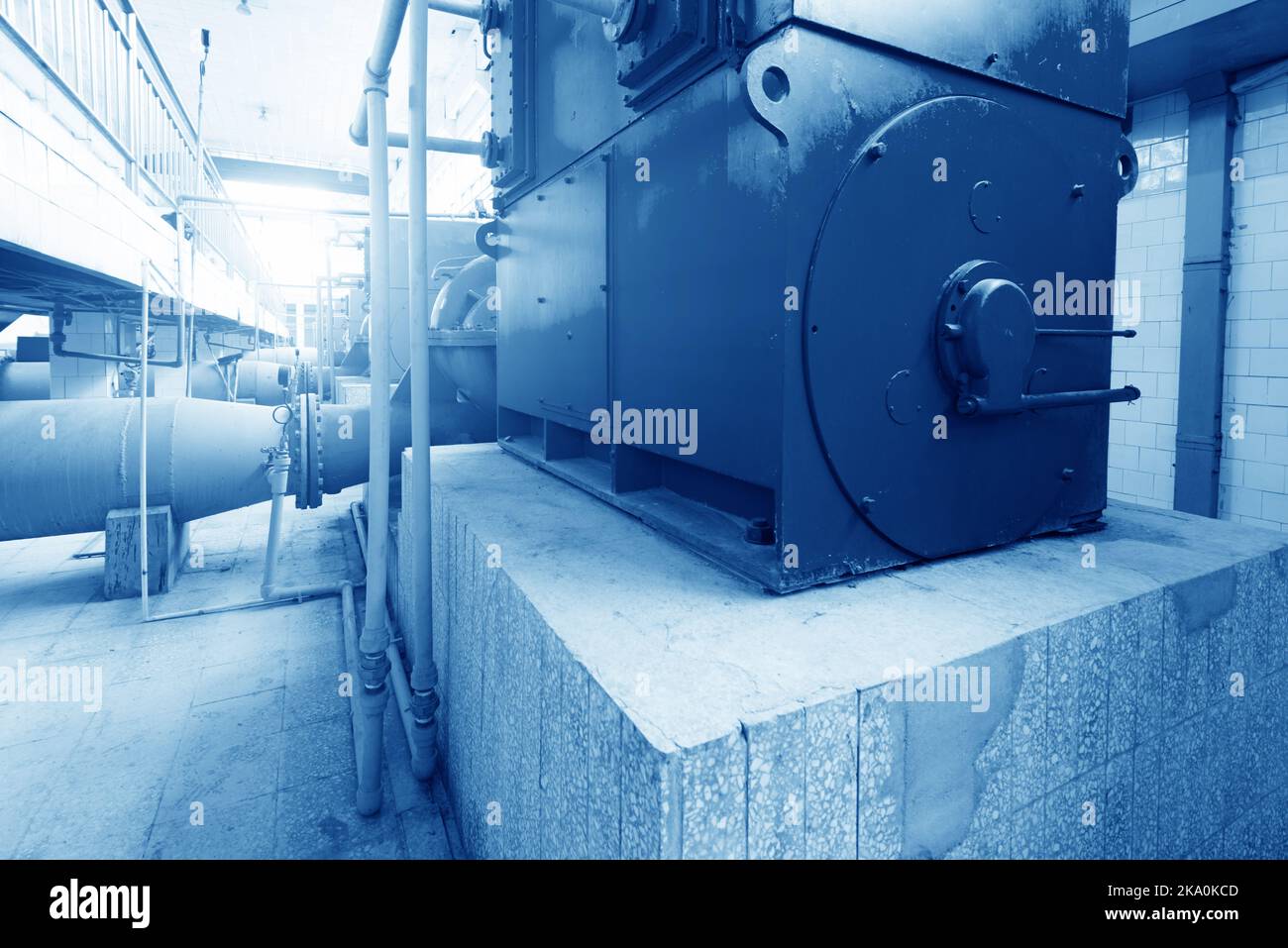 Modern urban wastewater treatment plant Stock Photo - Alamy