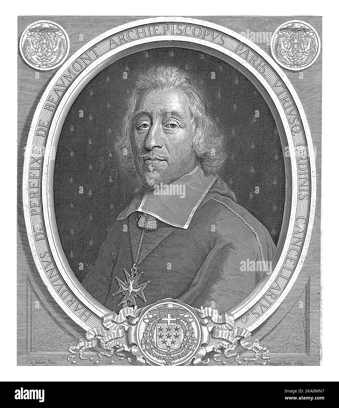 Portrait of the Parisian Hardouin de Perefixe de Beaumont