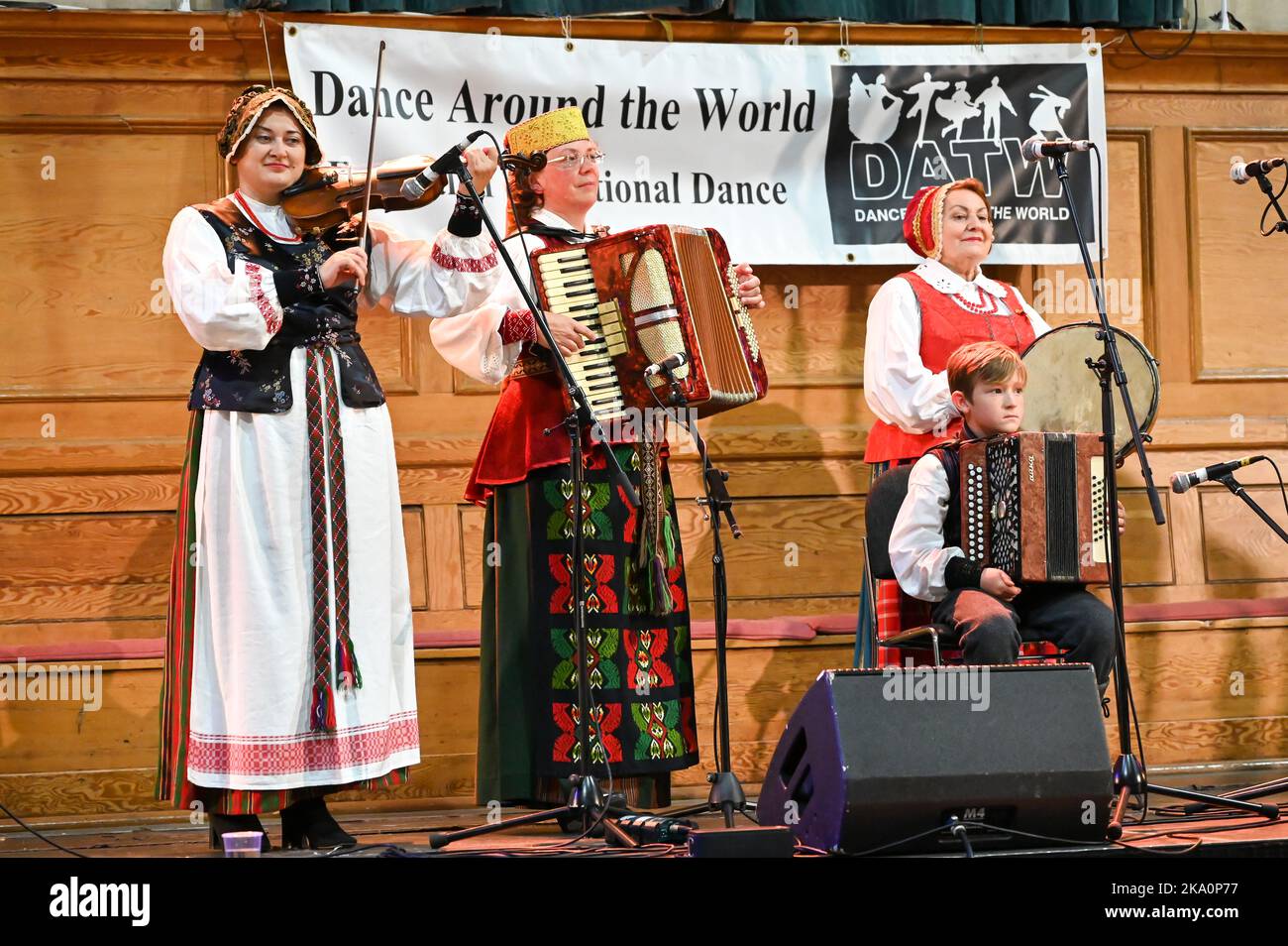 London, UK. 30th Oct, 2022. Lithuanian dance - Saduto performs at the