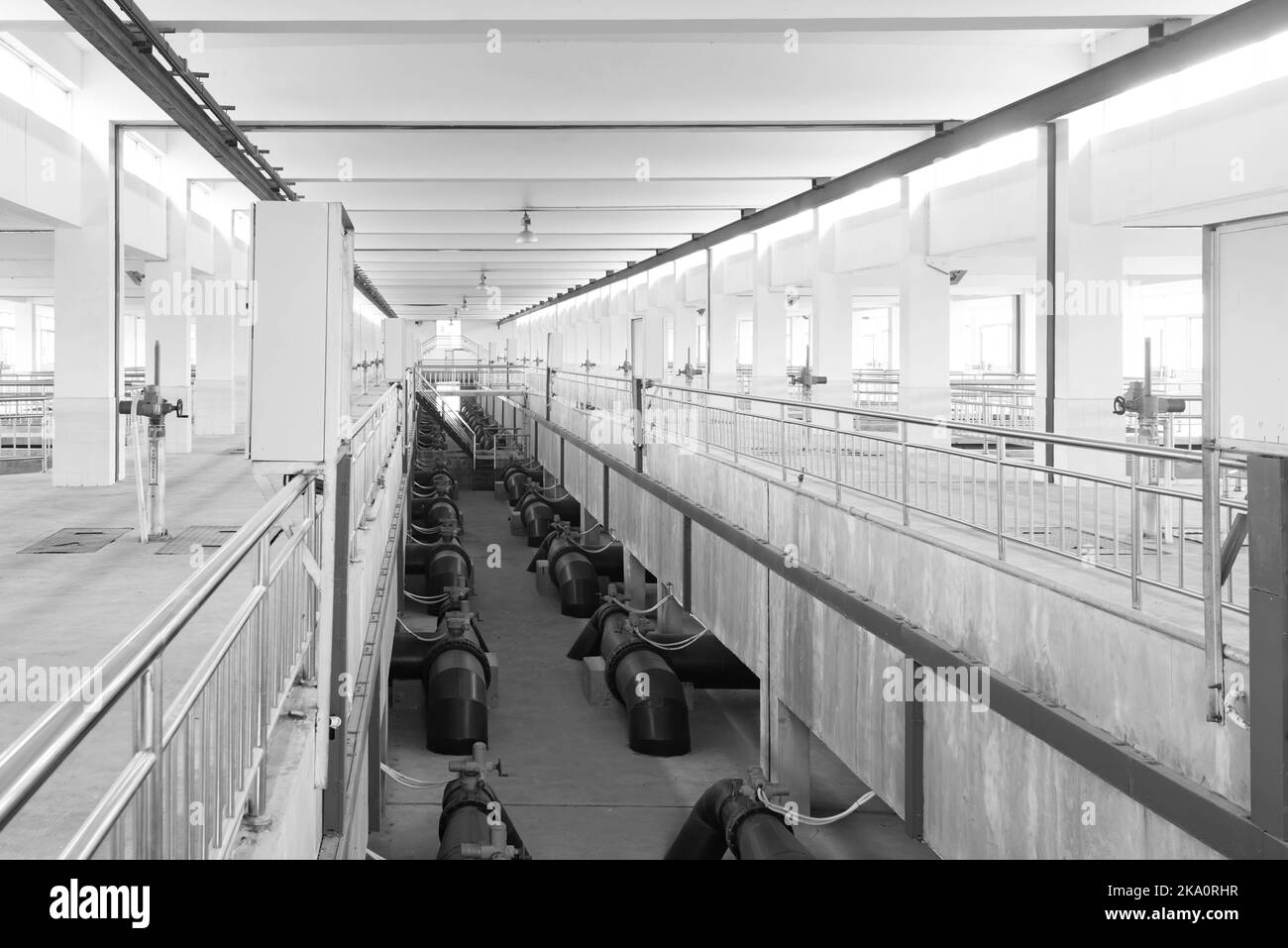 modern-urban-wastewater-treatment-plant-stock-photo-alamy