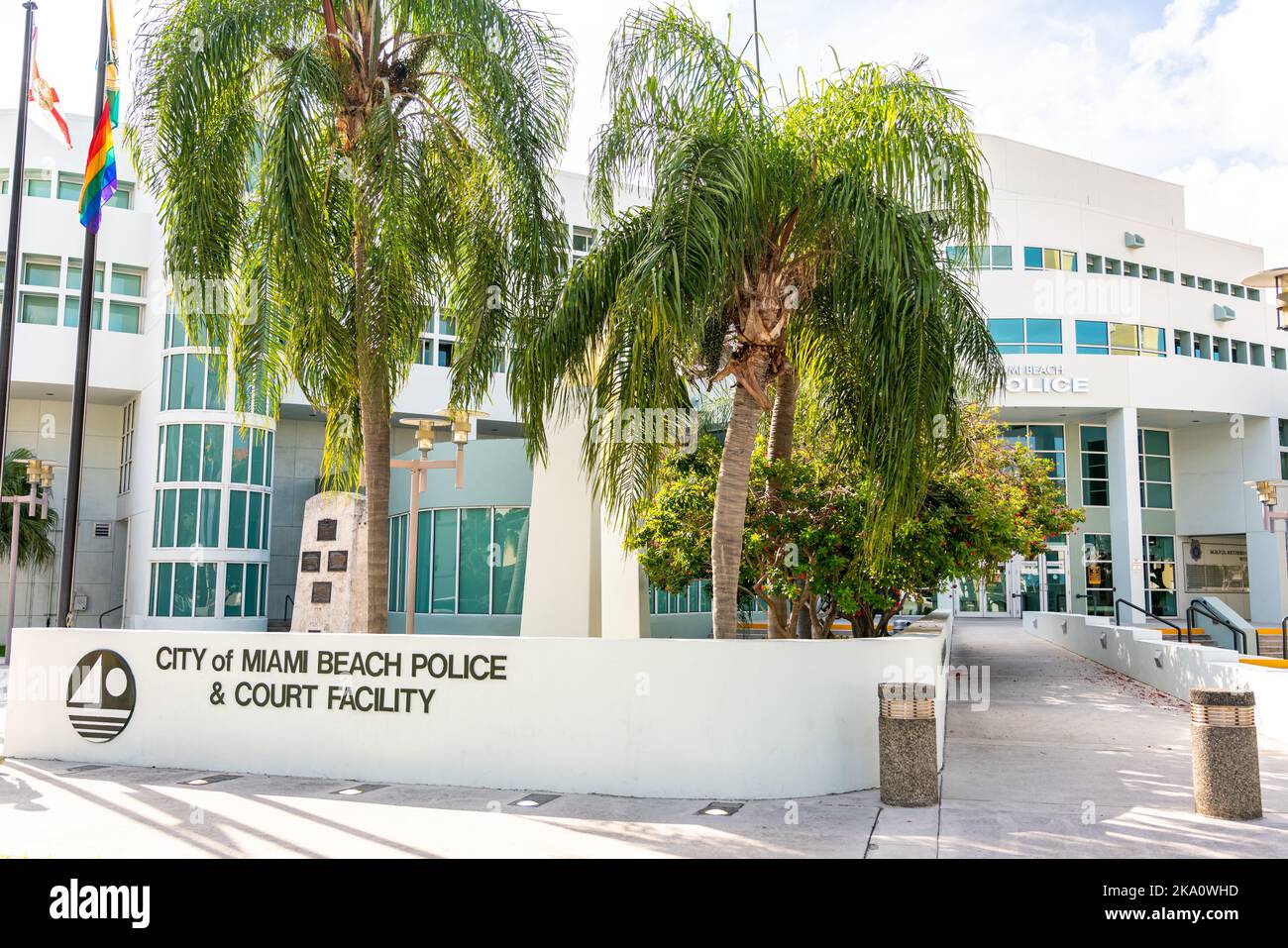 Miami Florida Police Station The #NMBPD K9 Unit Was Recently Equipped