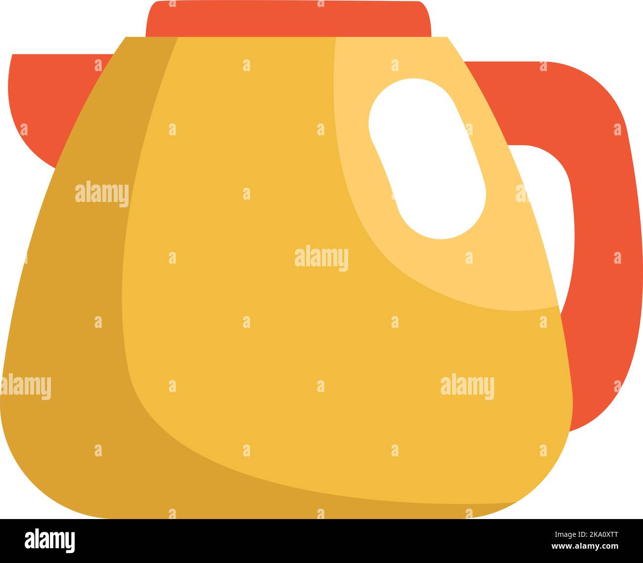 Cooking teapot, illustration or icon, vector on white background Stock ...