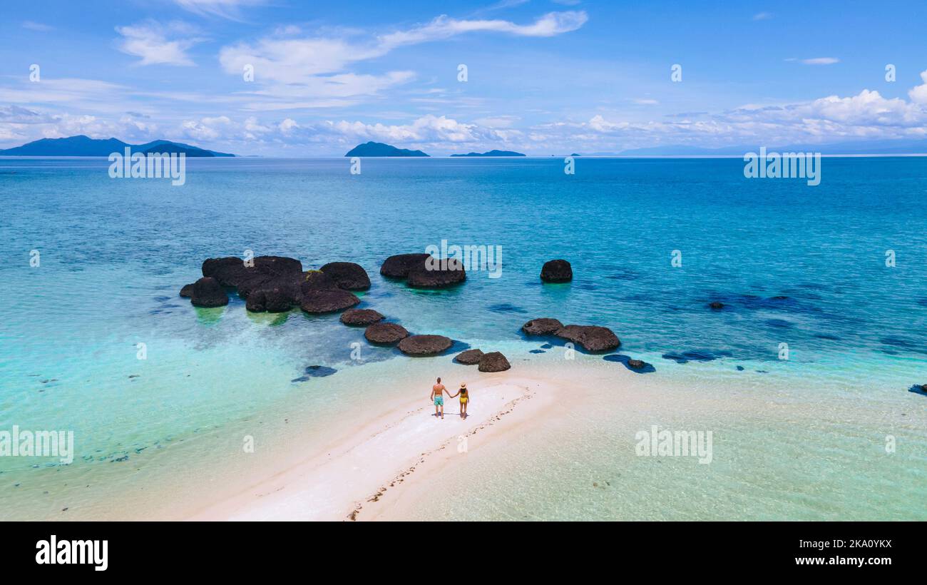 white sand beach koh mak