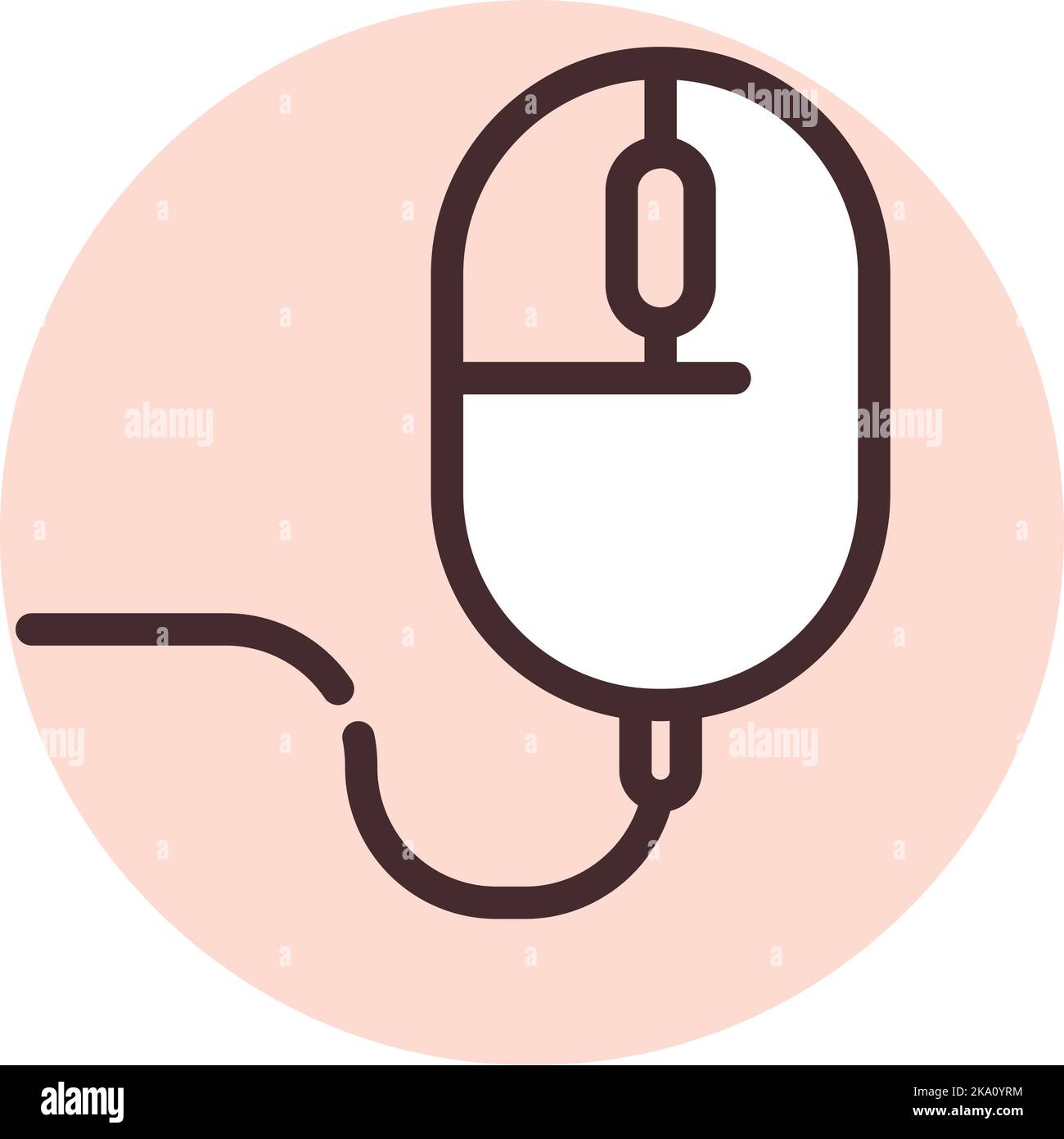 Mouse and cable Stock Vector Images - Alamy