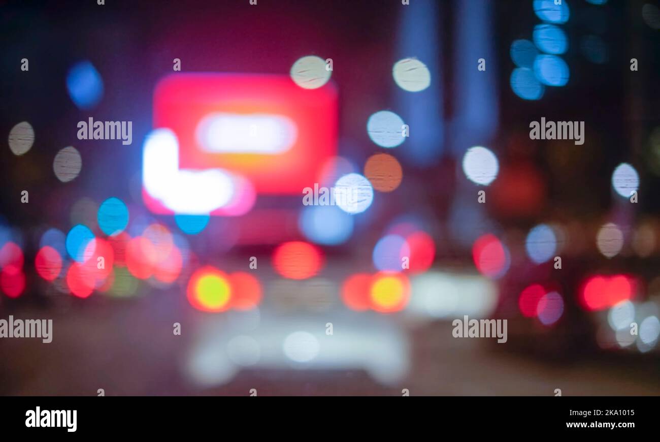 Defocused image road in hi-res stock photography and images - Alamy