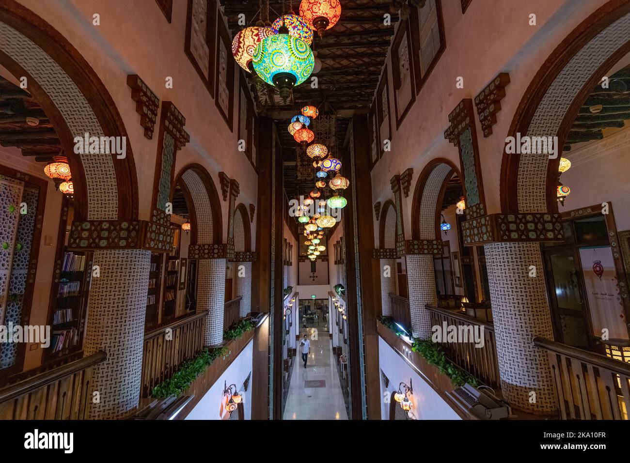 Souq Waqif Art Center inside Souq Waqif, old traditional market. The