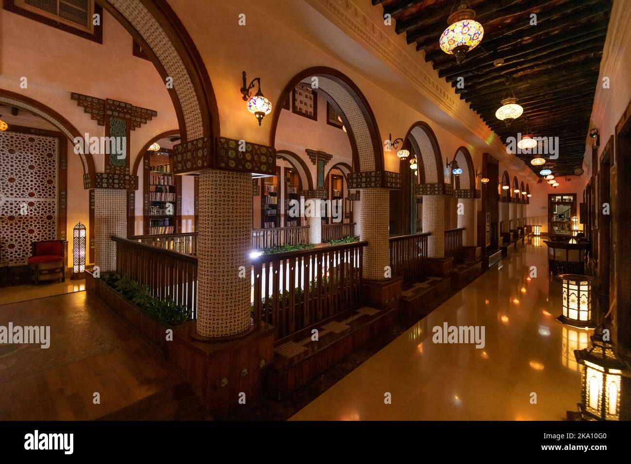 Souq Waqif Art Center inside Souq Waqif, old traditional market. The
