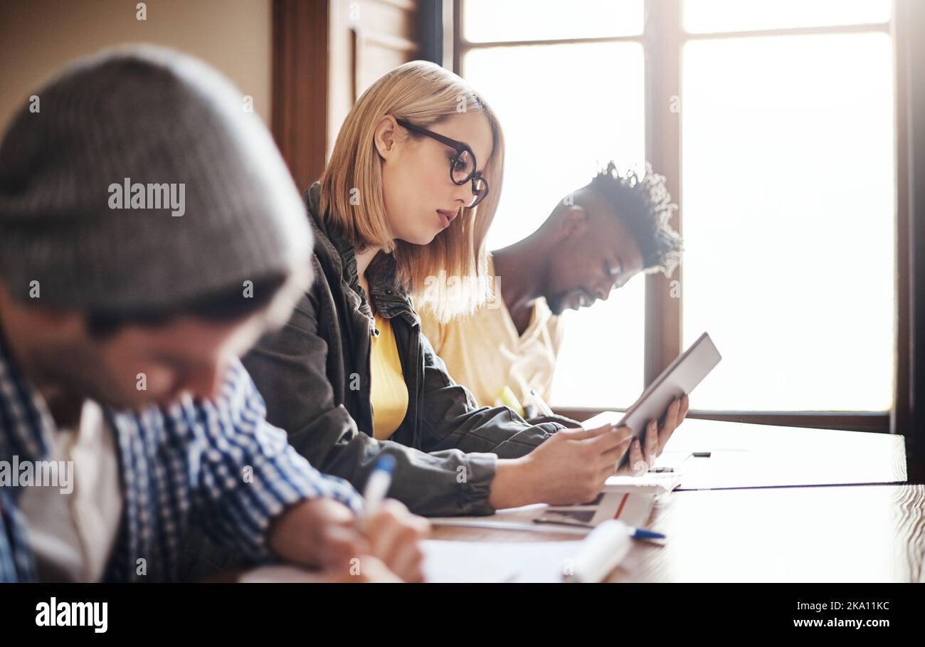 African students class writing hi-res stock photography and images - Alamy